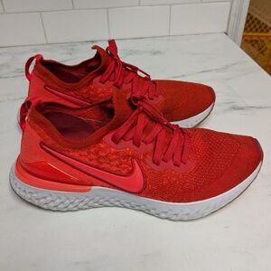 Nike Epic React 2 Mens Size 10 Chile Red Mens Running Shoes